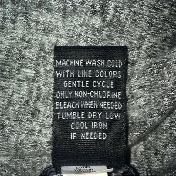 Miss Chievious Gray Deep V-Neck Oversized Pullover Sweater Size XS EUC - Picture 11 of 16